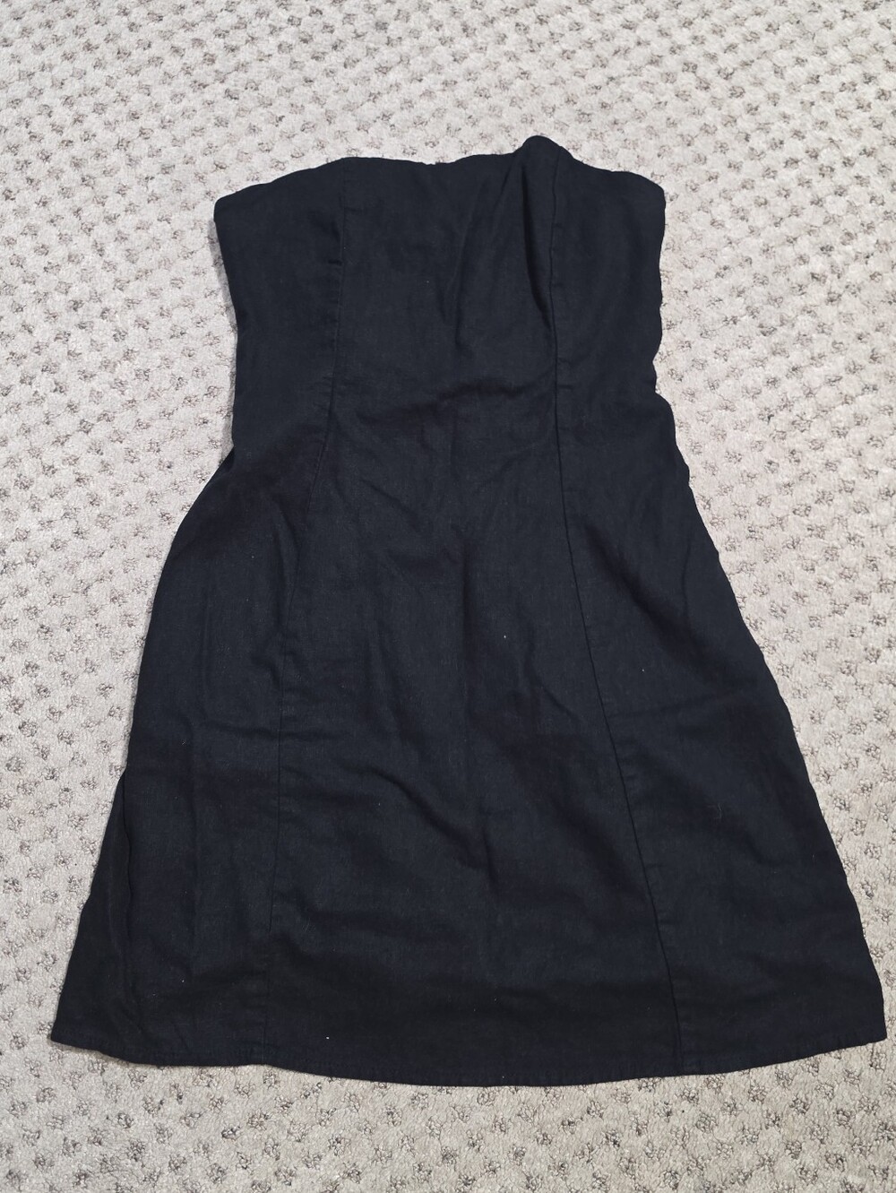 Old Navy Linen Blend Strapless Mini Dress